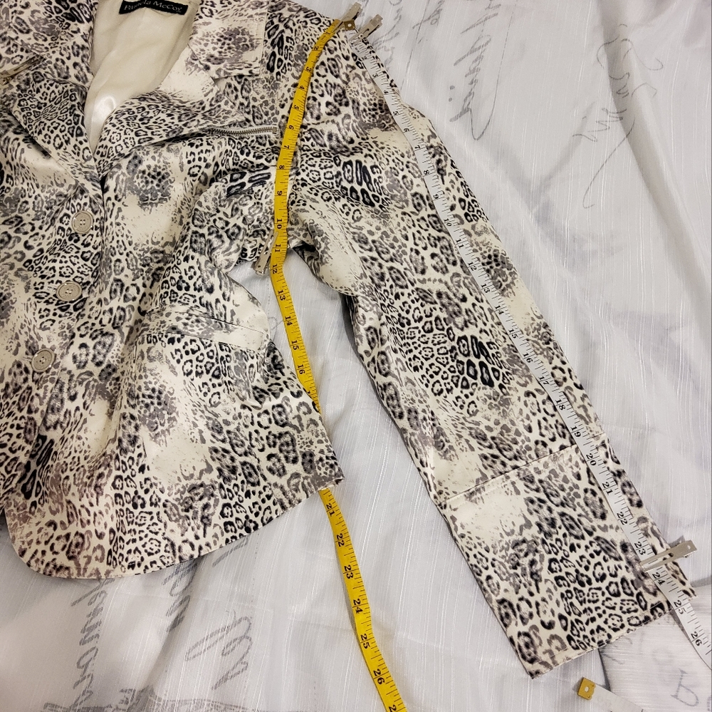 Pamel McCoy Size L Animal Print Jacket - Picture 5 of 11